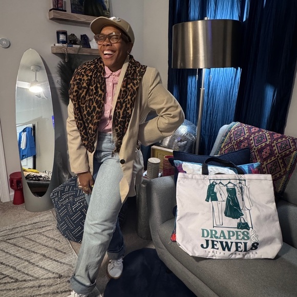 Vintage Requirements Women’s Linen Blend Blazer SportsCoat in Tan, Size 16 - Picture 8 of 8